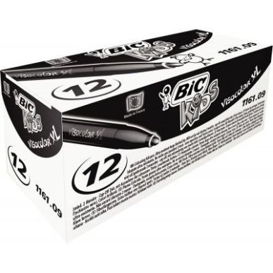 Achetez Boîte de 12 feutres Visacolor 1161 noir 8289864 VISACOLOR BIC pas cher sur Ma Rentrée Scol..