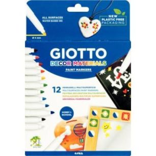Achetez Etui de 12 feutres Giotto Décor matérials F453400 GIOTTO pas cher sur Ma Rentrée Scolaire