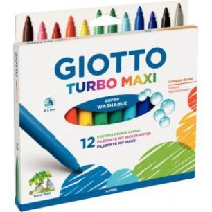 Achetez Etui de 12 feutres Turbo maxi assortis F076400 GIOTTO pas cher sur Ma Rentrée Scolaire