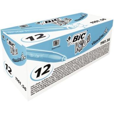 Achetez Boîte de 12 feutres Visacolor 1161 bleu clair 8289913 VISACOLOR BIC pas cher sur Ma Rentré..