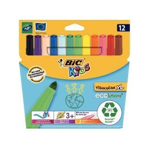 Achetez Pochette de 12 Visacolor XL pointe extra large couleurs assorties 8922231 VISACOLOR BIC pas ..