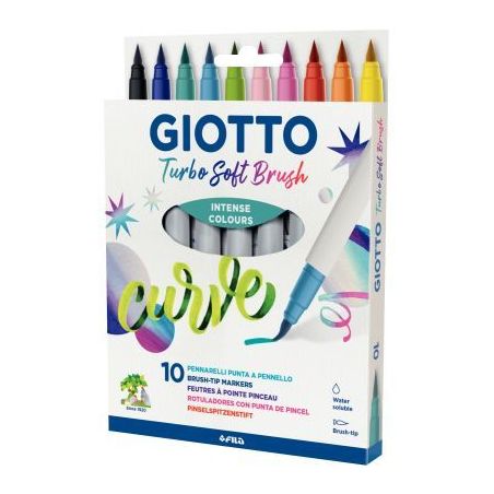 Achetez Etui de 10 feutres Soft Brush assortis F426800 GIOTTO pas cher sur Ma Rentrée Scolaire