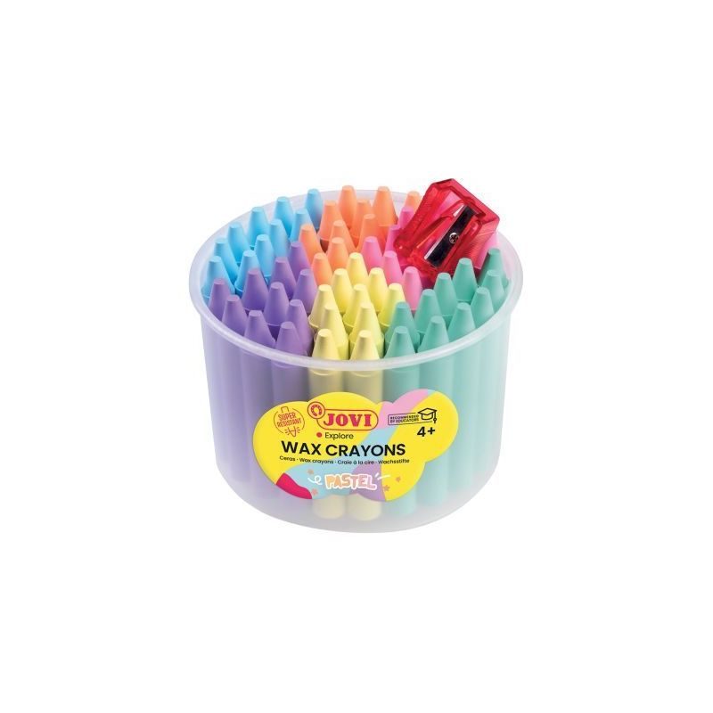 Achetez Pot de 60 crayons de cire pastel assortis + 1 taille crayon 980/60P JOVI pas cher sur Ma Ren.. Achetez Pot de 60 crayons de cire pastel assortis + 1 taille crayon 980/60P JOVI pas cher sur Ma Ren..