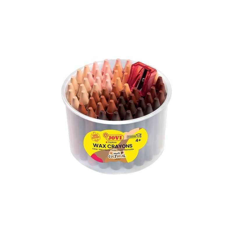 Achetez Pot de 60 crayons de cire tons peaux + 1 taille crayon 980/60M JOVI pas cher sur Ma Rentrée.. Achetez Pot de 60 crayons de cire tons peaux + 1 taille crayon 980/60M JOVI pas cher sur Ma Rentrée..