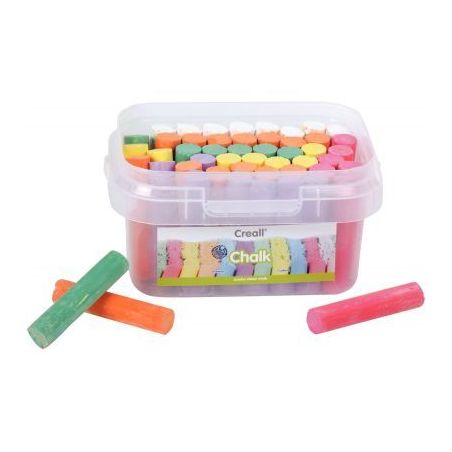 Achetez Seau de 50 craies de trottoir  assortis 06000 CREALL pas cher sur Ma Rentrée Scolaire