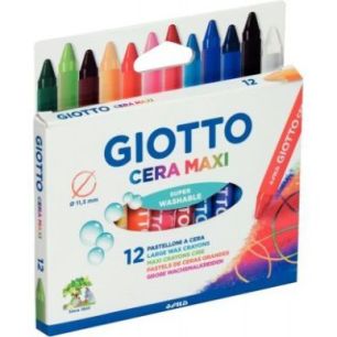 Achetez Etui de 12 craies cire cera maxi F291200 GIOTTO pas cher sur Ma Rentrée Scolaire