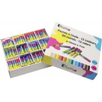Achetez Schoolpack de 432 pastels à l'huile assortis 2066 O'COLOR pas cher sur Ma Rentrée Scolaire