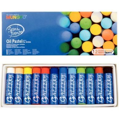 Achetez Boîte de 12 craies pastels à l'huile Jumbo MOPSJ12 CRAY-PAS pas cher sur Ma Rentrée Scola..