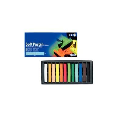 Achetez Boite de 12 pastels sec carre assorties MP12 pas cher sur Ma Rentrée Scolaire