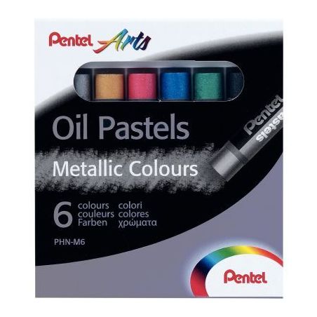 Achetez Pack de 6 pastels métallique PHN-M6 PENTEL pas cher sur Ma Rentrée Scolaire