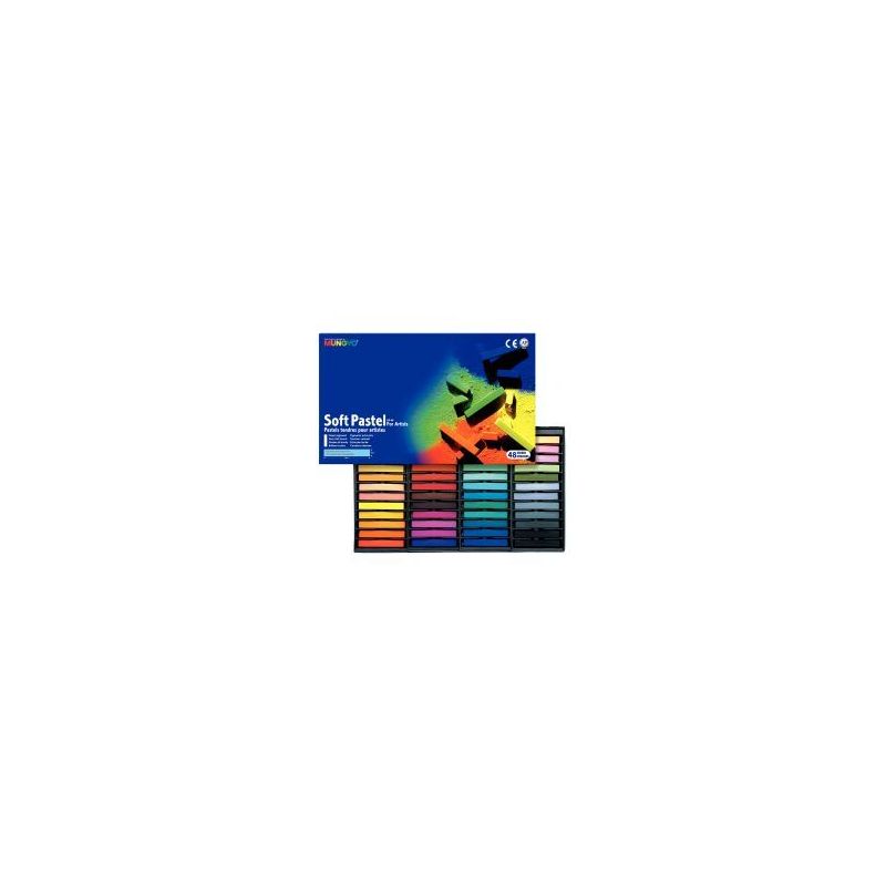 Achetez Boite de 48 pastels sec carre assorties MP48 pas cher sur Ma Rentrée Scolaire