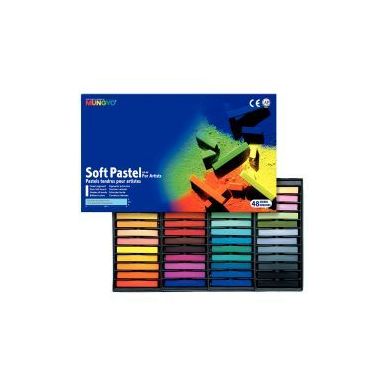 Achetez Boite de 48 pastels sec carre assorties MP48 pas cher sur Ma Rentrée Scolaire
