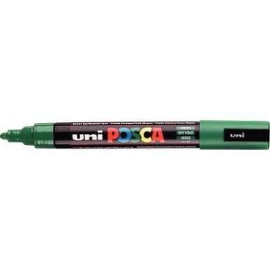 Achetez Marqueur pointe moyenne conique  vert foncé PC5M VF POSCA UNIBALL pas cher sur Ma Rentrée ..