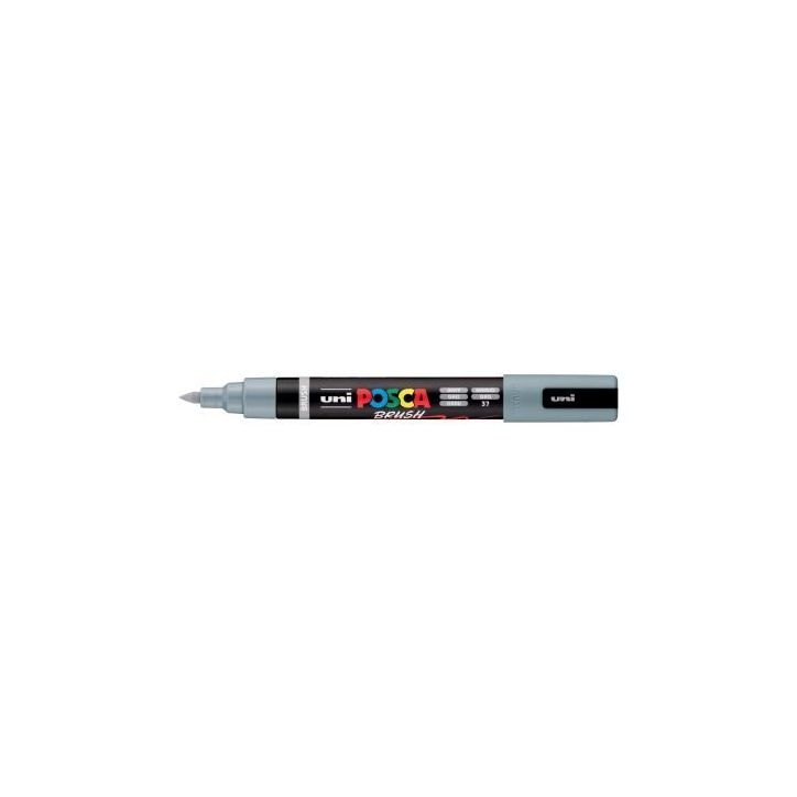 Marqueur Posca pointe moyenne Brush gris PC5BR G POSCA UNIBALL