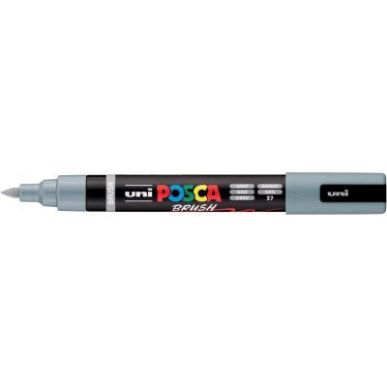 Achetez Marqueur Posca pointe moyenne Brush gris PC5BR G POSCA UNIBALL pas cher sur Ma Rentrée Scol..