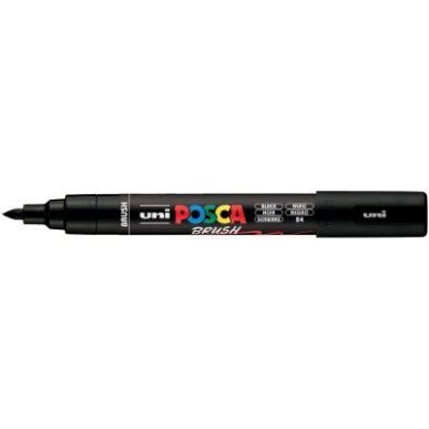 Achetez Marqueur Posca pointe moyenne Brush noir PC5BR N POSCA UNIBALL pas cher sur Ma Rentrée Scol..