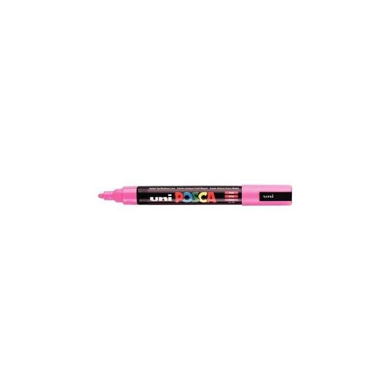 Achetez Marqueur pointe moyenne conique rose PC5M RE POSCA UNIBALL pas cher sur Ma Rentrée Scolaire