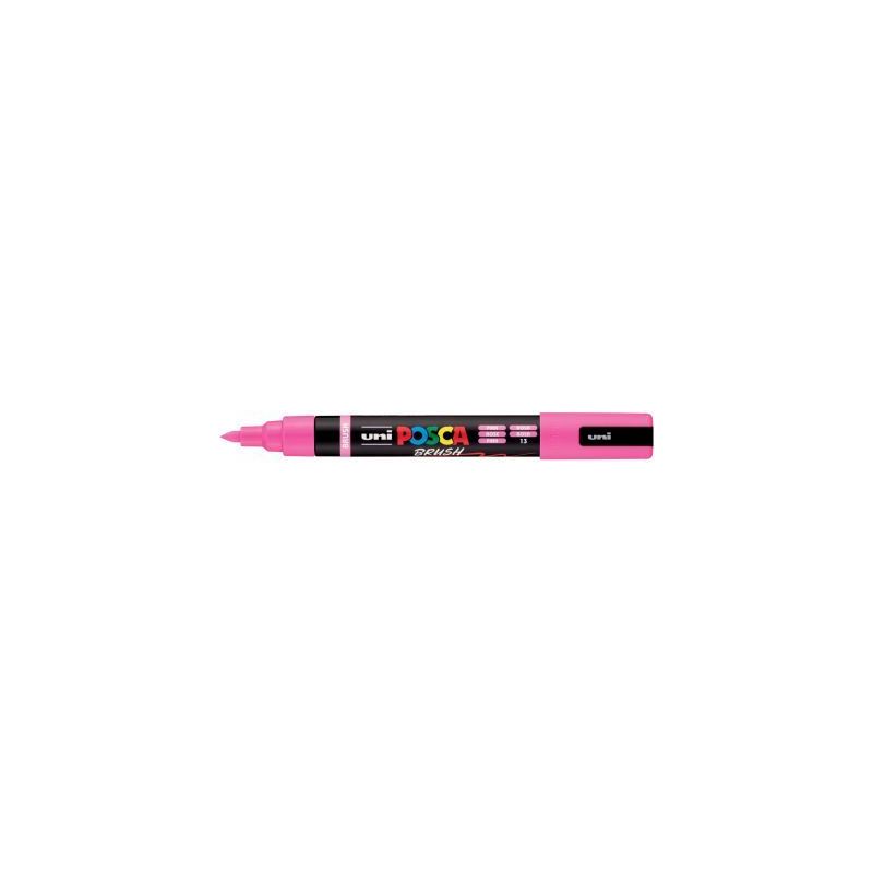 Achetez Marqueur Posca pointe moyenne Brush rose clair PC5BR RE POSCA UNIBALL pas cher sur Ma Rentrî.