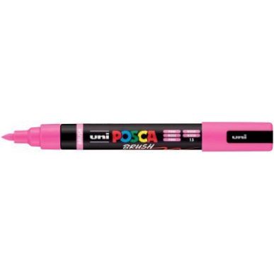 Achetez Marqueur Posca pointe moyenne Brush rose clair PC5BR RE POSCA UNIBALL pas cher sur Ma Rentrî.