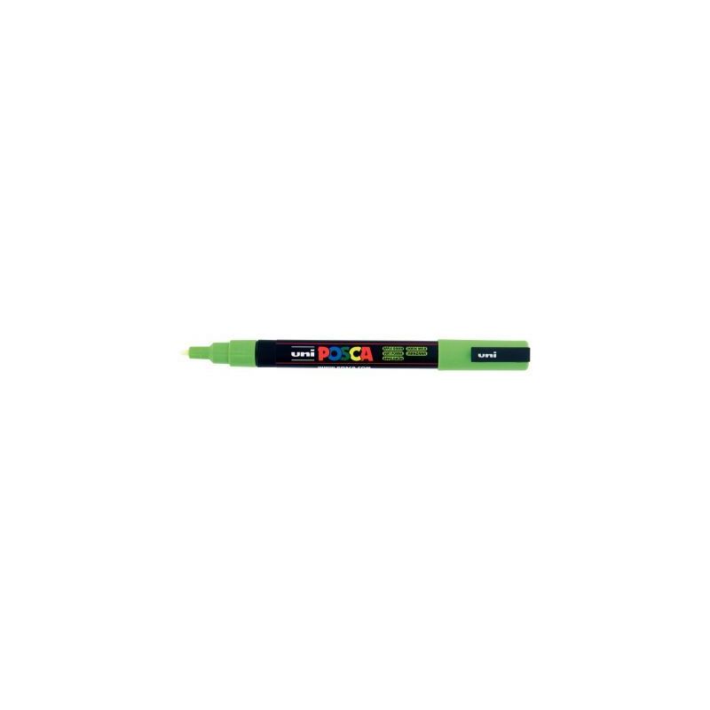 Achetez Marqueur pointe fine conique vert pomme PC3M VP POSCA UNIBALL pas cher sur Ma Rentrée Scola..