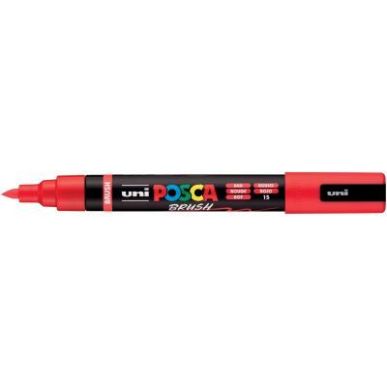 Achetez Marqueur Posca pointe moyenne Brush rouge PC5BR R POSCA UNIBALL pas cher sur Ma Rentrée Sco..