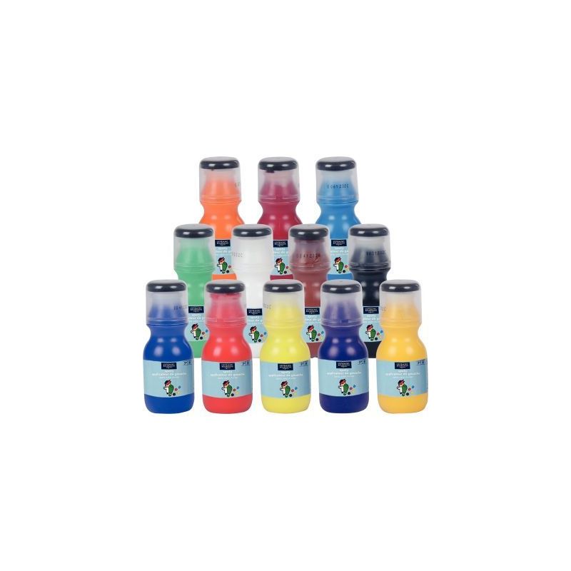 Achetez Assortiment de 12 applicateurs de gouache liquide SPOTY 70ml, couleurs assorties 188374 SPOT.. Achetez Assortiment de 12 applicateurs de gouache liquide SPOTY 70ml, couleurs assorties 188374 SPOT..