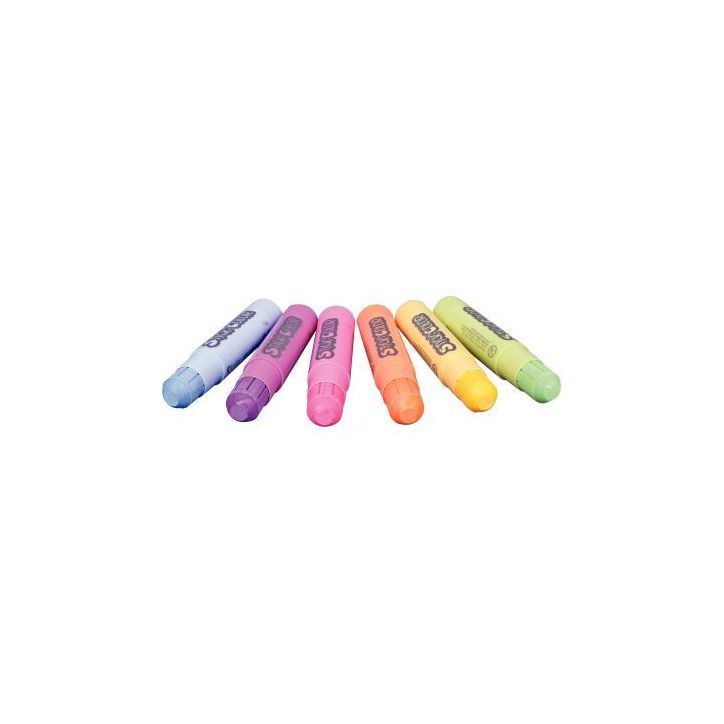 Boite de 6 sticks de gouache pastel 1984