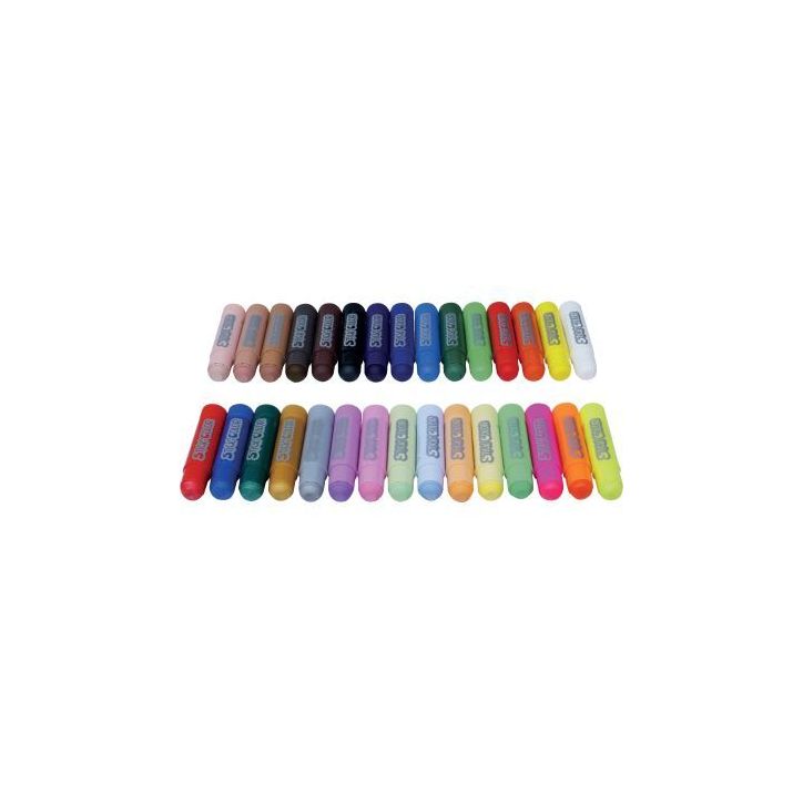 Boite de 30 sticks gouache 10grammes assortis 2307