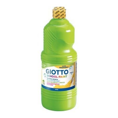 Achetez Flacon de 1L de gouache liquide lavable GIOTTO, vert printemps F535511 GIOTTO pas cher sur M..