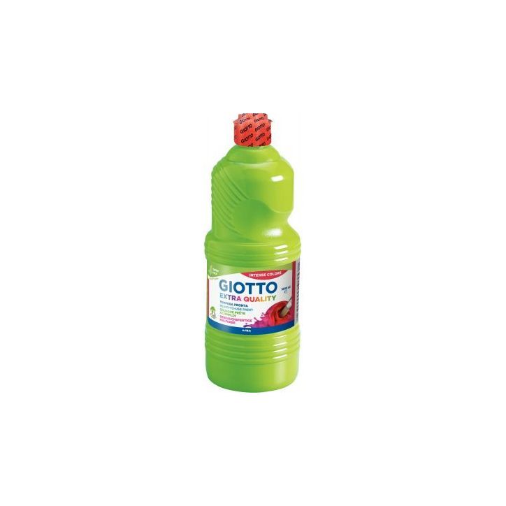 Flacon de 1L de gouache liquide GIOTTO vert printemps F533411 GIOTTO
