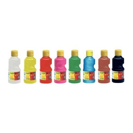 Achetez Carton de 8 flacons 250ml de gouache GIOTTO be-bè, coloris assortis F532000 GIOTTO BEB GIOT..