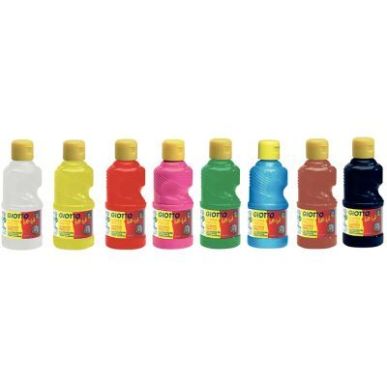 Achetez Carton de 8 flacons 250ml de gouache GIOTTO be-bè, coloris assortis F532000 GIOTTO BEB GIOT..