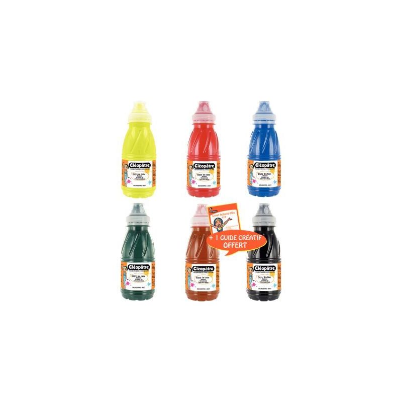Achetez Lot de 6 flacons 250ml d'encre de Chine EDC250X6A CLEOPATRE pas cher sur Ma Rentrée Scolair.. Achetez Lot de 6 flacons 250ml d'encre de Chine EDC250X6A CLEOPATRE pas cher sur Ma Rentrée Scolair..