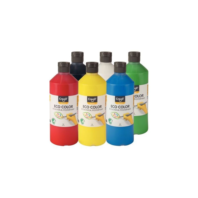 Achetez Carton de 6 flacons 500ml de gouache biologique Creall Eco Color 32231 CREALL pas cher sur M.. Achetez Carton de 6 flacons 500ml de gouache biologique Creall Eco Color 32231 CREALL pas cher sur M..