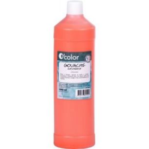 Achetez Flacon 1 litre de gouache liquide économique O'COLOR orange 07878 O'COLOR pas cher sur Ma R..