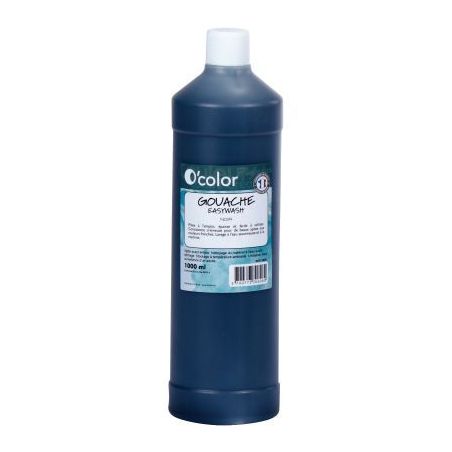 Achetez Flacon 1 litre de gouache liquide économique O'COLOR noir 07874 O'COLOR pas cher sur Ma Ren..