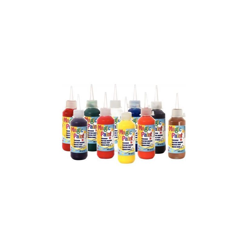 Achetez Carton de 10 flacons 100ml de peinture MAGIC PAINT COLBC10090 pas cher sur Ma Rentrée Scola..