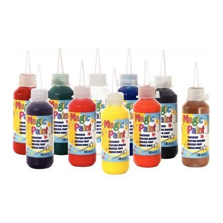Achetez Carton de 10 flacons 100ml de peinture MAGIC PAINT COLBC10090 pas cher sur Ma Rentrée Scola..