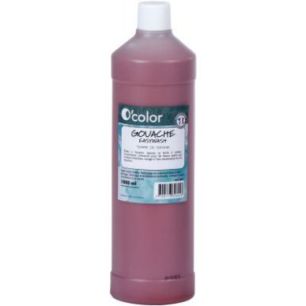 Achetez Flacon 1 litre de gouache liquide économique O'COLOR marron 07883 O'COLOR pas cher sur Ma R..
