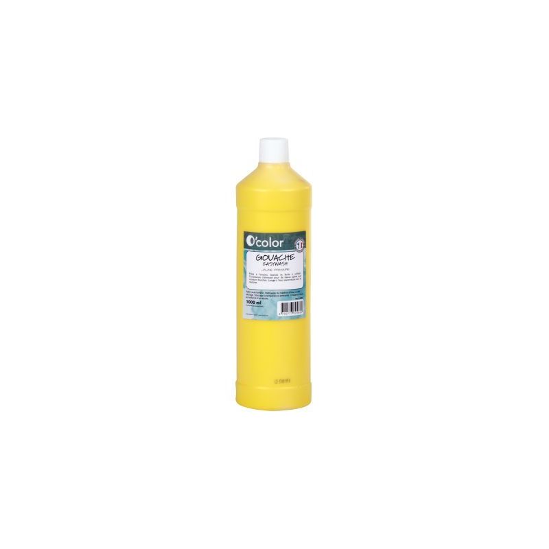 Achetez Flacon 1 litre de gouache liquide économique O'COLOR jaune primaire 07876 O'COLOR pas cher ..