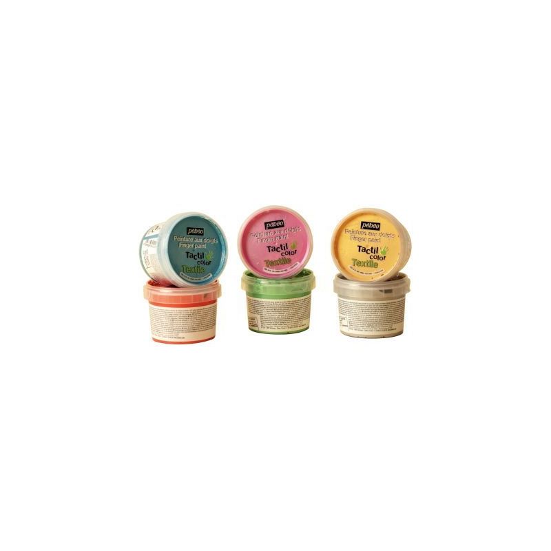 Achetez Lot de 6 pots 100ml de peinture aux doigts pour textile, assortiment 2 634190 PEBEO pas cher.. Achetez Lot de 6 pots 100ml de peinture aux doigts pour textile, assortiment 2 634190 PEBEO pas cher..