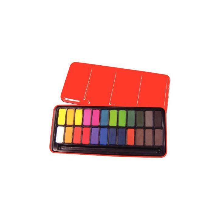 Boîte de 24 godets d'aquarelle Z1003