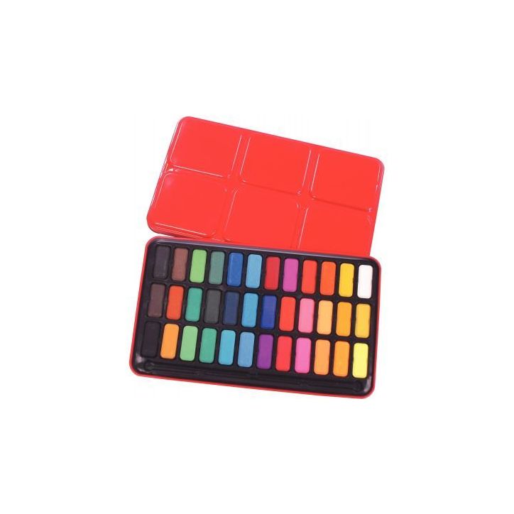 Boîte de 36 godets d'aquarelle Z1005