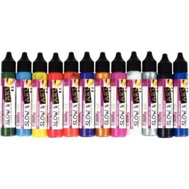 Achetez Lot de 12 crayons Slow & Art, coloris assortis 616382 pas cher sur Ma Rentrée Scolaire