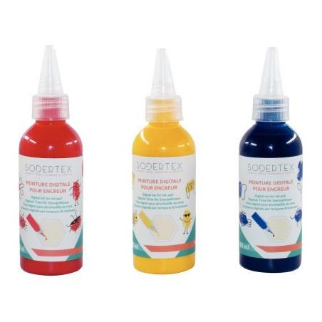 Achetez Lot de 3 recharges de peinture rouge jaune bleu pour encreur L721030 pas cher sur Ma Rentré..