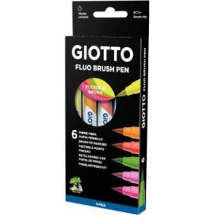 Achetez Etui de 6 feutres Soft Brush fluo F427200 GIOTTO pas cher sur Ma Rentrée Scolaire
