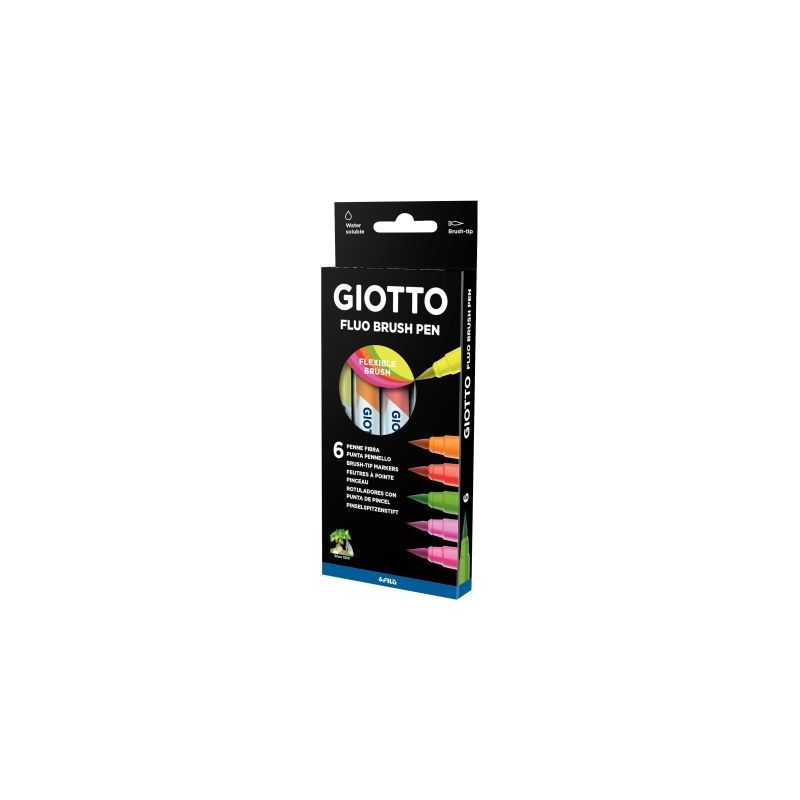 Achetez Etui de 6 feutres Soft Brush fluo F427200 GIOTTO pas cher sur Ma Rentrée Scolaire Achetez Etui de 6 feutres Soft Brush fluo F427200 GIOTTO pas cher sur Ma Rentrée Scolaire