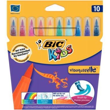 Achetez Lot de 12 pochettes de 10 feutres Visaquarelle dont 2 gratuites 8299871 VISAQUAREL BIC pas c..
