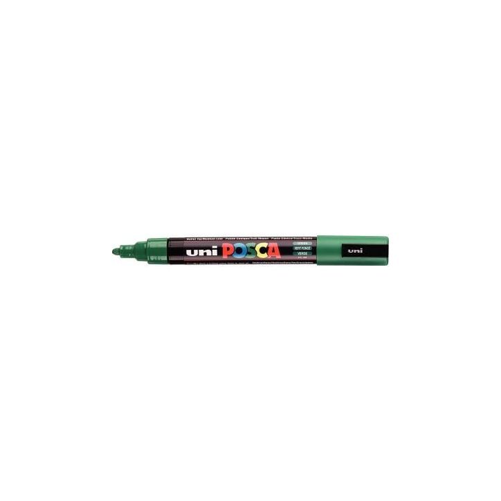 Marqueur pointe moyenne conique  vert foncé PC5M VF POSCA UNIBALL