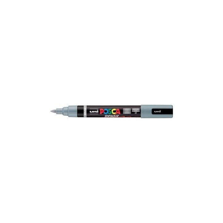 Marqueur Posca pointe moyenne Brush gris PC5BR G POSCA UNIBALL